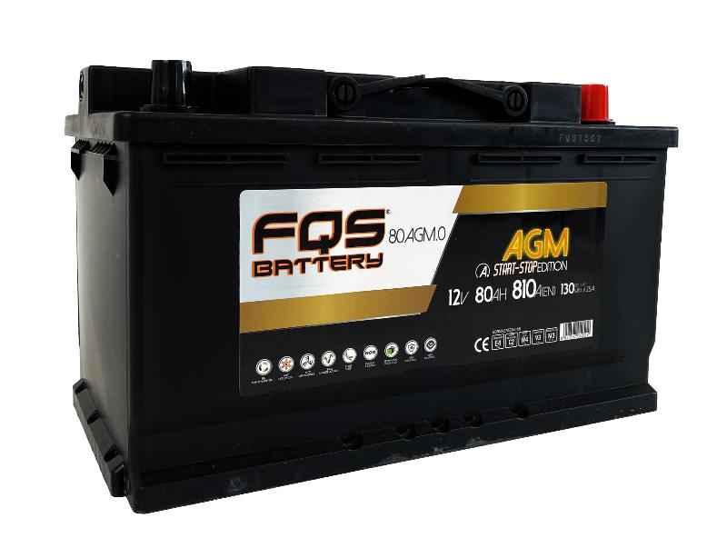 FQS FQS80AGM.0 - Batería Agm L4 12v 80Ah 810A En + D