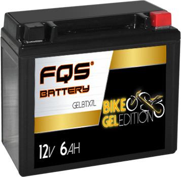 FQS GELBTX7L - Batería Moto GEL 12v 6Ah 100A CCA + D
