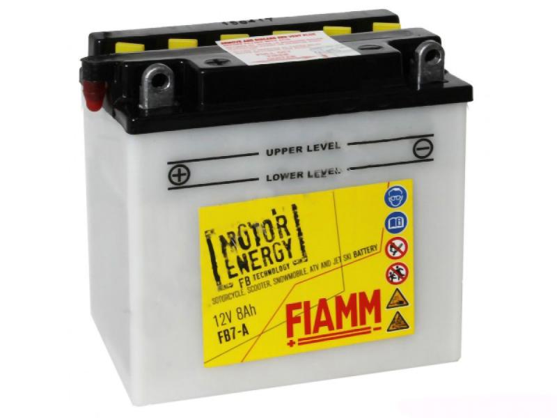 FIAMM FB7-A - Batería Moto Fiamm 12V 8Ah 110A CCA - FQS Battery