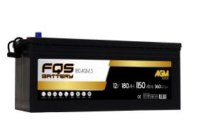 FQS FQS180AGM.3 - Batería Agm B 12v 180Ah 1150A En + I