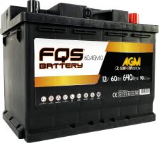 FQS FQS60AGM.0 - Batería Agm L2 12v 60Ah 640A En + D