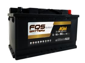 FQS FQS80AGM.0 - Batería Agm L4 12v 80Ah 810A En + D