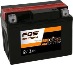 FQS YTX4L-BS - Batería Moto Agm 12v 3Ah 50A CCA + D