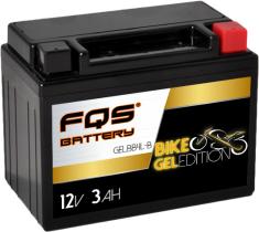 FQS GELBB4L-B - Batería Moto GEL 12v 3Ah 50A CCA + D