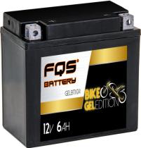 FQS GELBTX7A - Batería Moto GEL 12v 6Ah 90A CCA + I