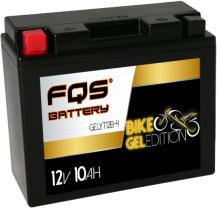FQS GELYT12B-4 - Batería Moto GEL 12v 10Ah 210A CCA + I