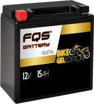 FQS GELBTX16 - Batería Moto GEL 12v 15Ah 230A CCA + I