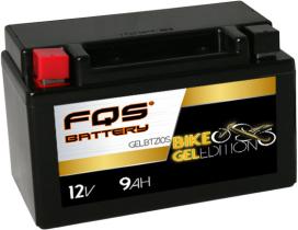 FQS GELBTZ10S - Batería Moto GEL 12v 9Ah 190A CCA + I