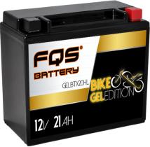 FQS GELBTX20HL - Batería Moto GEL 12v 21Ah 310A CCA + D