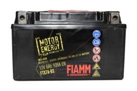FIAMM FTX7A-BS - Batería Moto Fiamm Agm 12V 6Ah 105A CCA