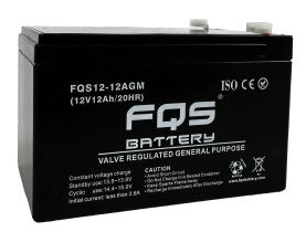 FQS FQS12-12AGM - Batería Industrial Agm 12v 12Ah