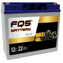 FQS GEL12-22 - Batería Moto GEL 12v 22Ah 200A CCA + D