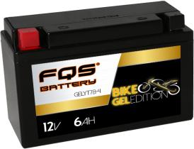 FQS GELYT7B-4 - Batería Moto GEL 12v 6Ah 100A CCA + D