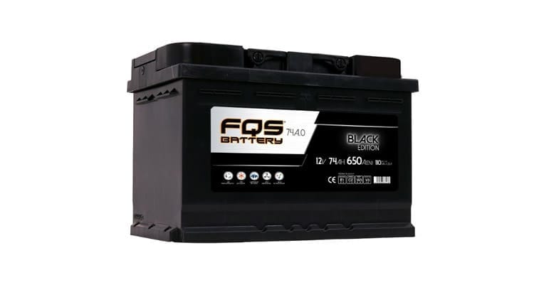 Bateria FQS74A.0 da FQS Battery da Gama Black