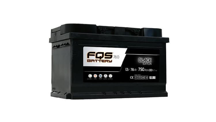 Bateria FQS78.0 da FQS Battery da Gama Black