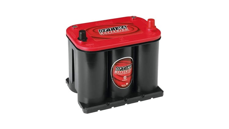 OPTIMA RTR3.7 de la gama RED TOP comercializada por FQS Battery - Batería Optima Agm Dual 12V 44Ah 730A En + I
