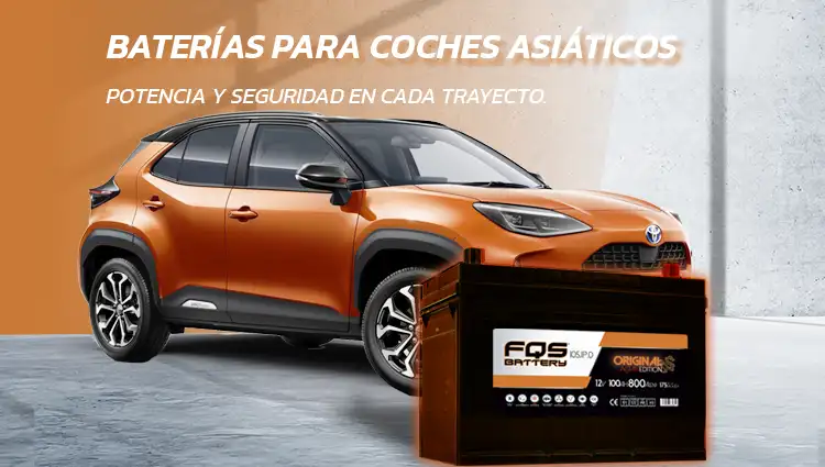 Baterias FQS para carros asiáticos