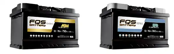 Starting batteries for vehicles with START-STOP system from FQS BATTERY.